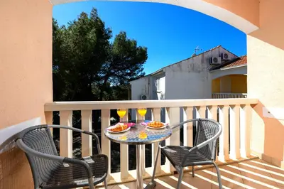 Balkon ili terasa u objektu Beach Lavica Premium Apartments Oasis of peace