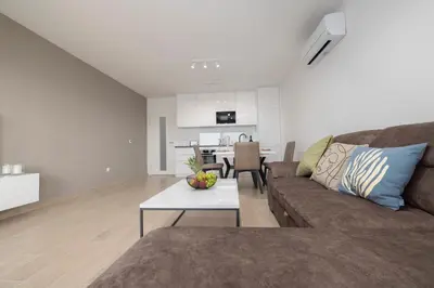 Kuhinja ili čajna kuhinja u objektu Apartment Ani deluxe