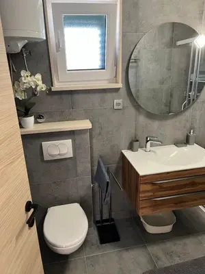 Kupaonica u objektu Apartments Panda