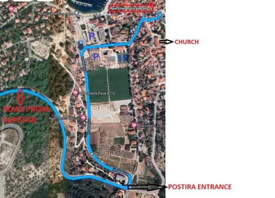 Tlocrt objekta Apartments Ruža Vjetrova