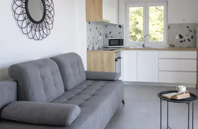Kuhinja ili čajna kuhinja u objektu Apartments Maris