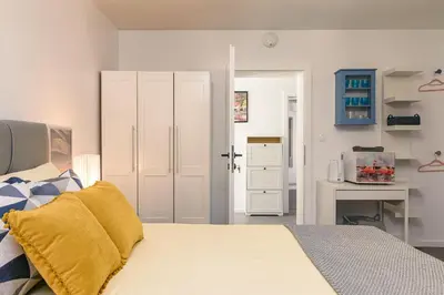 Krevet ili kreveti u jedinici u objektu Villa Del Mar Omiš