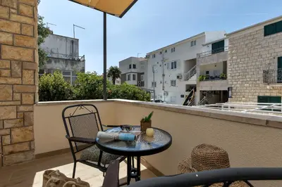 Balkon ili terasa u objektu Apartments with parking space Makarska - 21544