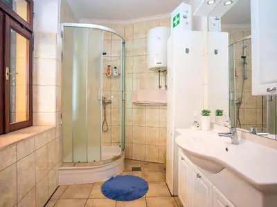 Kupaonica u objektu Holiday Home Villa Jolie Amazing Stone by Interhome
