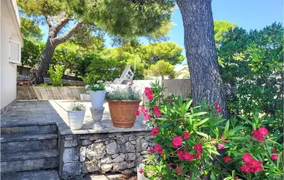 Vrt u objektu Stunning Home In Splitska - Supetar With Wifi