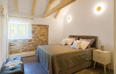 Krevet ili kreveti u jedinici u objektu Cozy Home In Jesenice