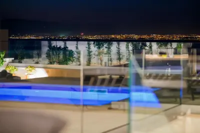 Balkon ili terasa u objektu Luxury Villa T&T - Sutivan - Island of Brač