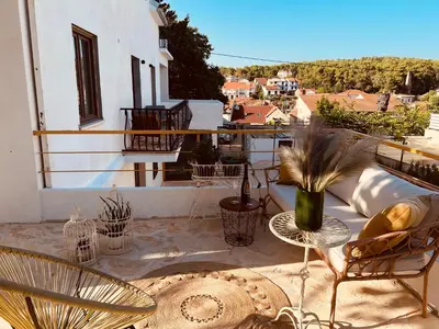 Balkon ili terasa u objektu B&B 366