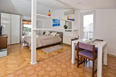 Krevet ili kreveti u jedinici u objektu Studio apartman Melita