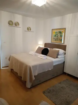 Krevet ili kreveti u jedinici u objektu Zelena oaza