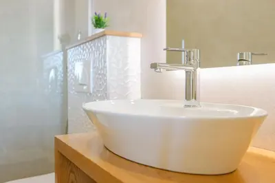 Kupaonica u objektu Villa MaGaMi
