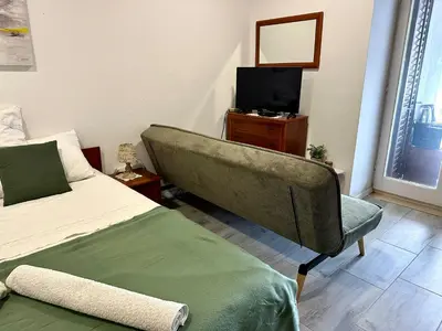 Krevet ili kreveti u jedinici u objektu Damir Apartments Nadallina