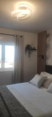 Krevet ili kreveti u jedinici u objektu Geek Penthouse