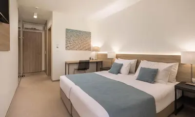 Krevet ili kreveti u jedinici u objektu Aminess Senses Resort