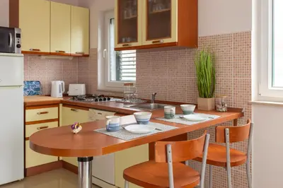 Kuhinja ili čajna kuhinja u objektu Maki Apartments