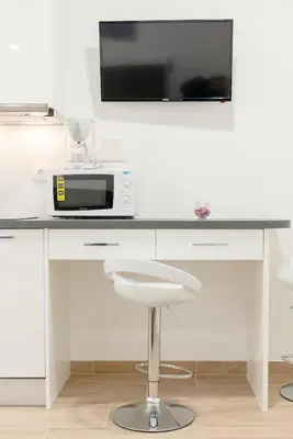 TV i/ili zabavni centar u objektu Apartments Villa Tudor 1
