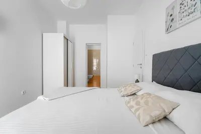 Krevet ili kreveti u jedinici u objektu Apartments Dante