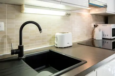 Kuhinja ili čajna kuhinja u objektu Holiday Home Tamjan