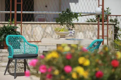 Balkon ili terasa u objektu Small stone house in a quiet place island Solta