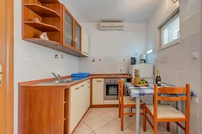 Kuhinja ili čajna kuhinja u objektu Apartments Natalies dream