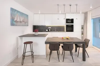 Kuhinja ili čajna kuhinja u objektu Luxury Apartments Promajna
