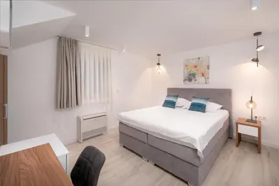 Krevet ili kreveti u jedinici u objektu Luxury Apartments Promajna