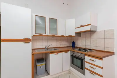 Kuhinja ili čajna kuhinja u objektu Apartments Jerka
