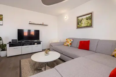 TV i/ili zabavni centar u objektu Apartments Ivan