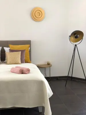 Krevet ili kreveti u jedinici u objektu Kavajin Rooms