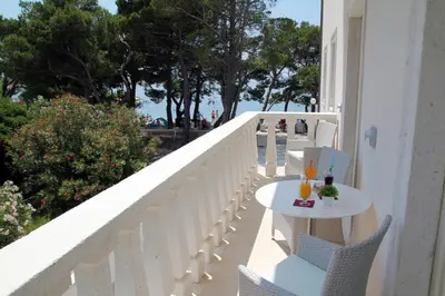 Balkon ili terasa u objektu Luxury Rooms Villa Jadranka