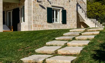 Tlocrt objekta Elegant Brac Villa 4 Bedrooms Villa Shoreline Serenity Stunning Sea Views