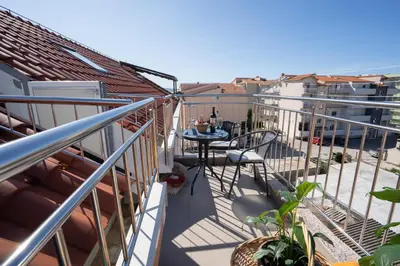 Balkon ili terasa u objektu Apartments Adriatic - Split Stobrec