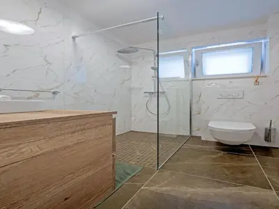 Kupaonica u objektu Villa Blu Brac A Beautiful 3 Bedroom Villa A Stones Throw To The Beach