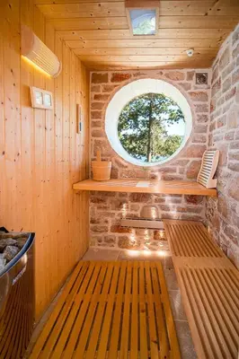 Tlocrt objekta Beautiful Hvar Villa 4 Bedrooms Villa Stone Pine Private Infinity Pool