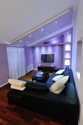 TV i/ili zabavni centar u objektu Apartments Villa White House