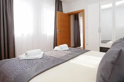 Krevet ili kreveti u jedinici u objektu Apartments Mistral