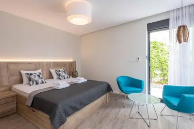 Krevet ili kreveti u jedinici u objektu Villa Brzet - Luxury Boutique Apartments