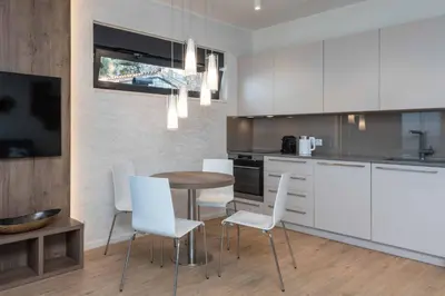 Kuhinja ili čajna kuhinja u objektu Villa Brzet - Luxury Boutique Apartments