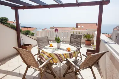 Balkon ili terasa u objektu Apartments Tino