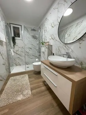 Kupaonica u objektu Apartments TOM