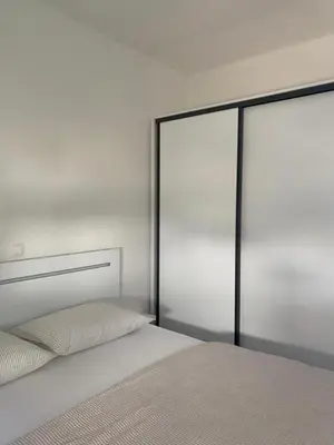 Krevet ili kreveti u jedinici u objektu Apartment 5118-7 for 4 Pers in Lokva Rogoznica
