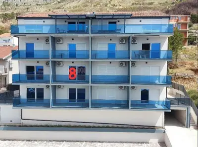 Balkon ili terasa u objektu Apartment 5118-8 for 4 Pers in Lokva Rogoznica