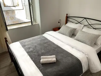 Krevet ili kreveti u jedinici u objektu Riva Apartments Villa Thalia - Milna, Brač