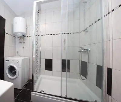 Kupaonica u objektu Stunning sea view apartment Ani