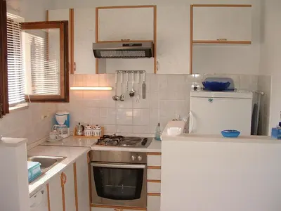 Kuhinja ili čajna kuhinja u objektu Apartments Dinka