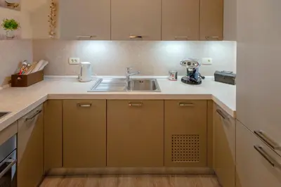 Kuhinja ili čajna kuhinja u objektu Heraclea Residential Apartments