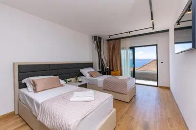 Krevet ili kreveti u jedinici u objektu Villa Leona xxl