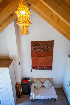 Krevet ili kreveti u jedinici u objektu Sea view Eco house with pool, 250m to beach - Falcon View Hvar