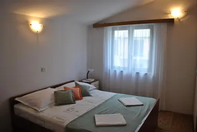 Krevet ili kreveti u jedinici u objektu Apartmani Dalmadino