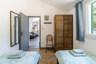 Krevet ili kreveti u jedinici u objektu Villa Maria Škrip